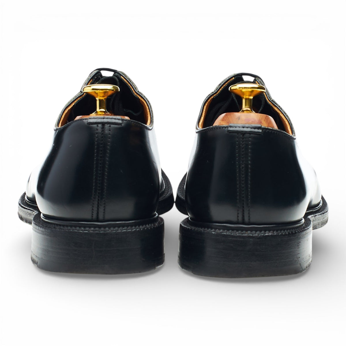 'Shannon' Black Leather Derby UK 8.5 F