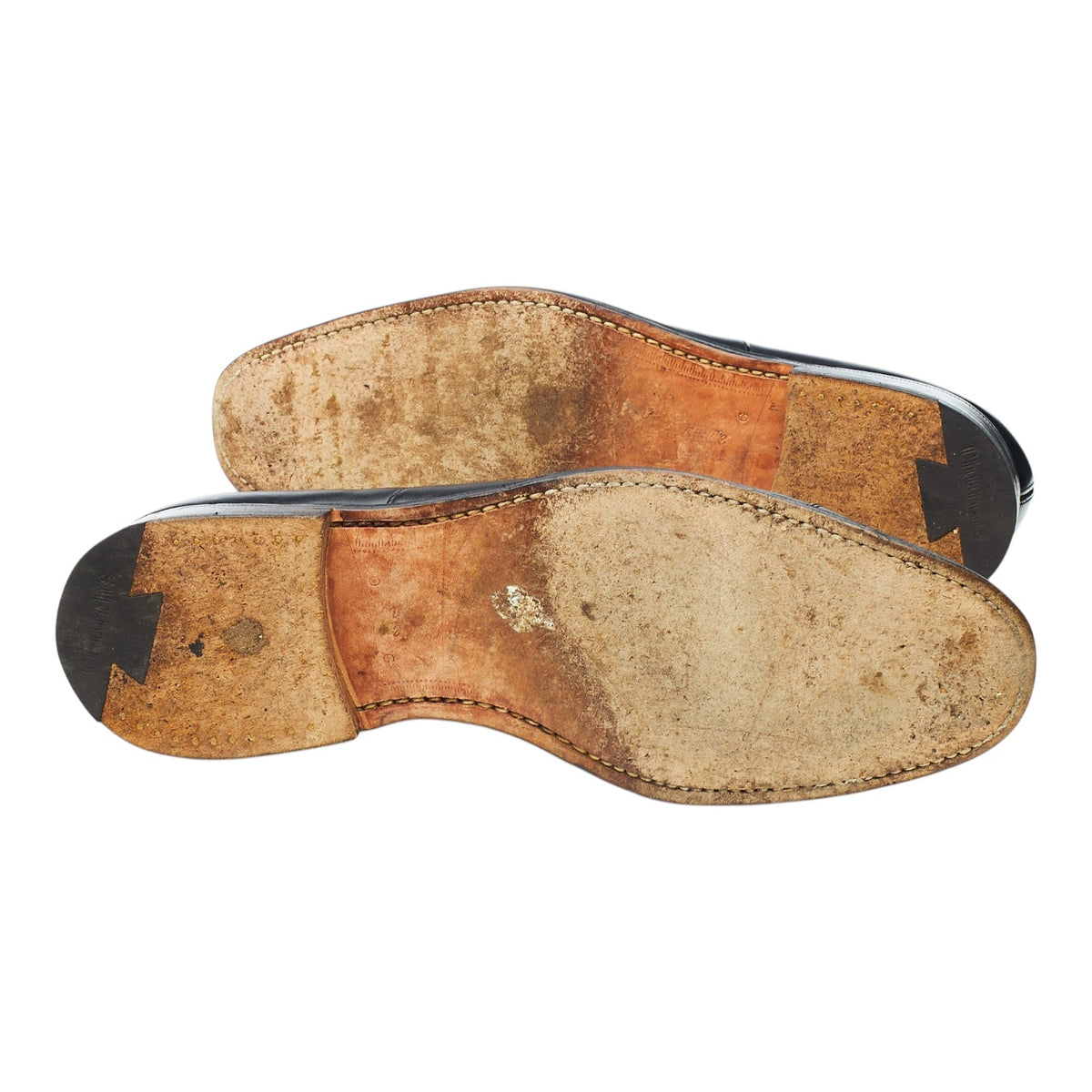 'Consul' Black Leather Oxford UK 8 G