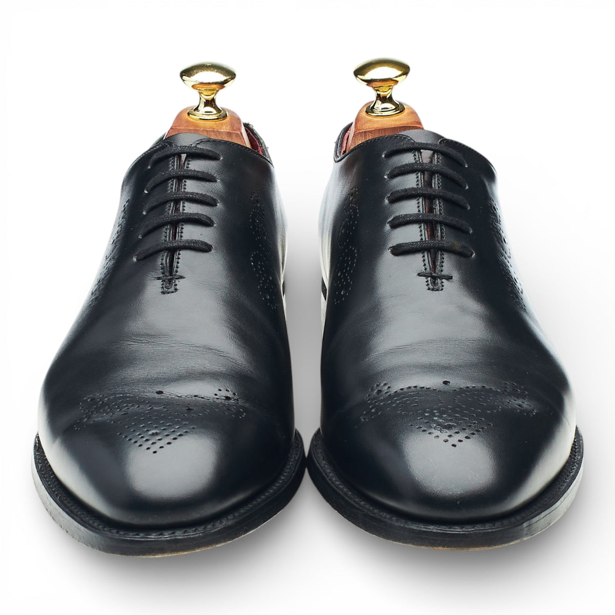 'MC226' Black Leather Wholecut Oxford UK 7 F