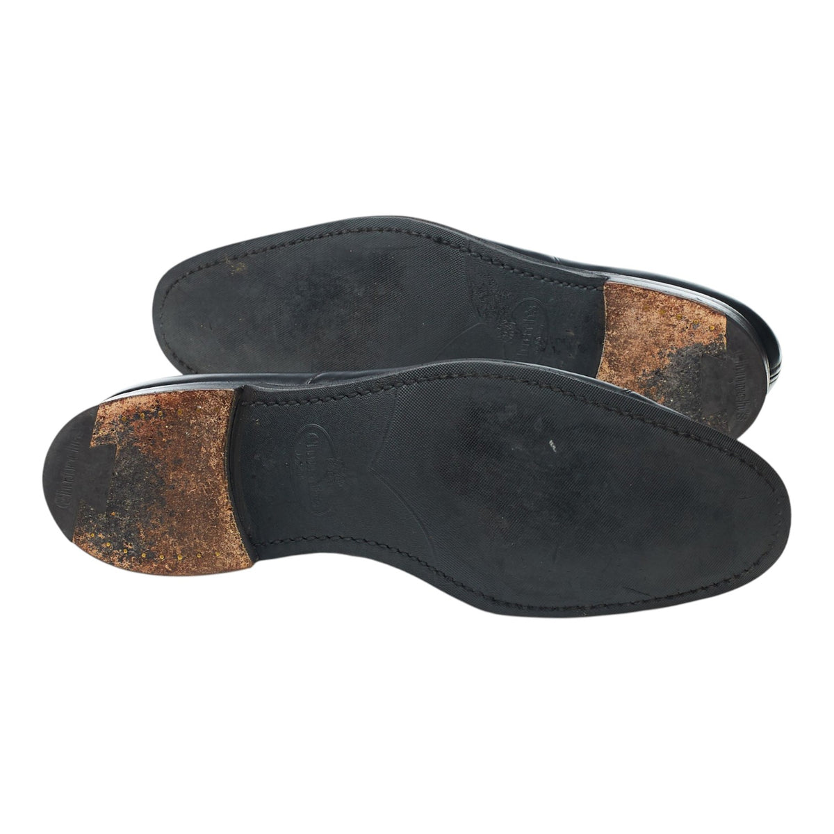 'Consul' Black Leather Oxford UK 7 F