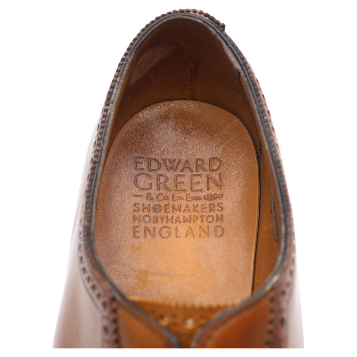 &#39;Walcot&#39; Tan Brown Leather Oxford UK 9.5 F