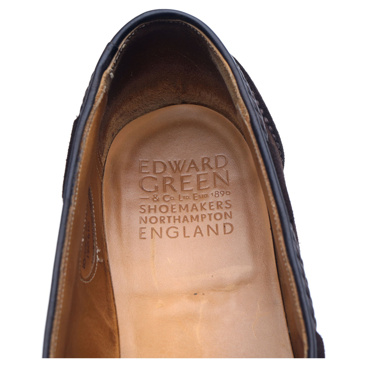 &#39;Belgravia&#39; Dark Brown Suede Tassel Loafers UK 10 E