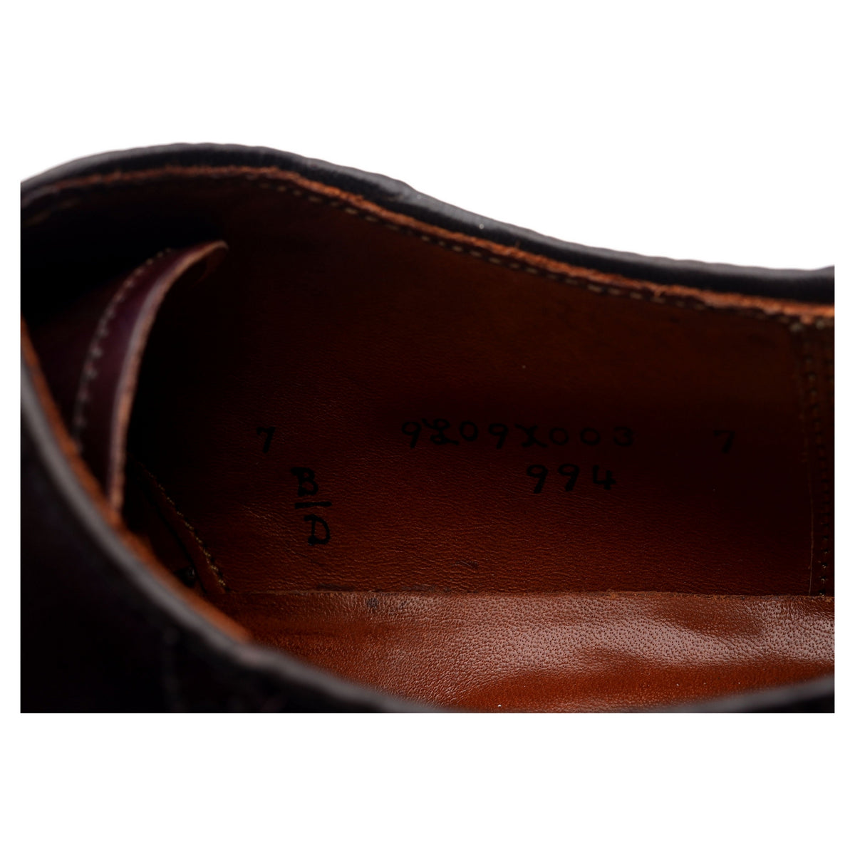 &#39;994&#39; Burgundy Cordovan Leather Saddle Oxford UK 6.5 US 7