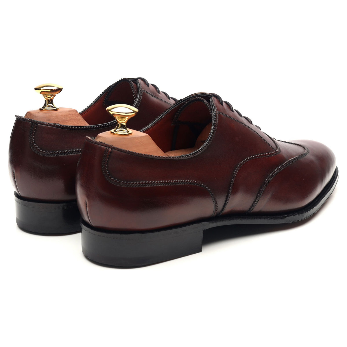 &#39;Beaulieu&#39; Burgundy Leather Oxford UK 9 E