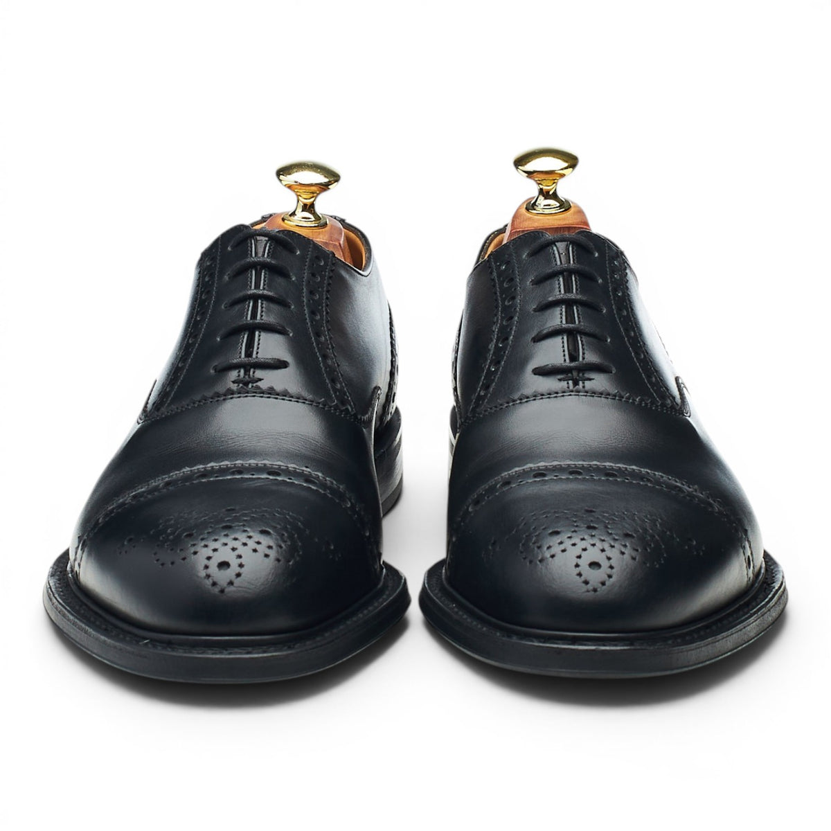 'Waltham' Black Leather Oxford Brogues UK 6.5 G