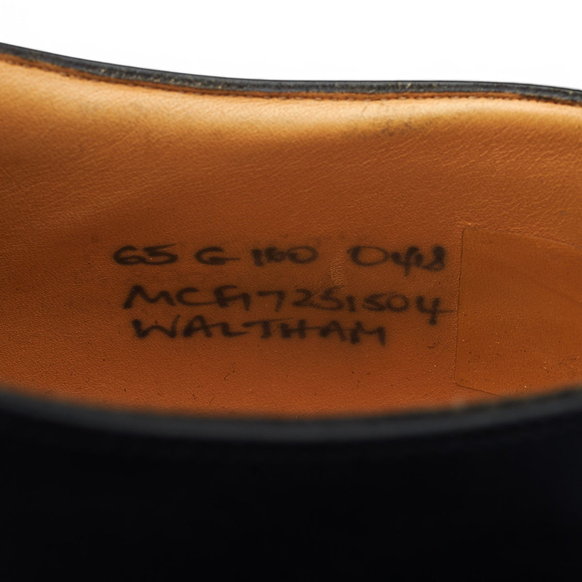 'Waltham' Black Leather Oxford Brogues UK 6.5 G