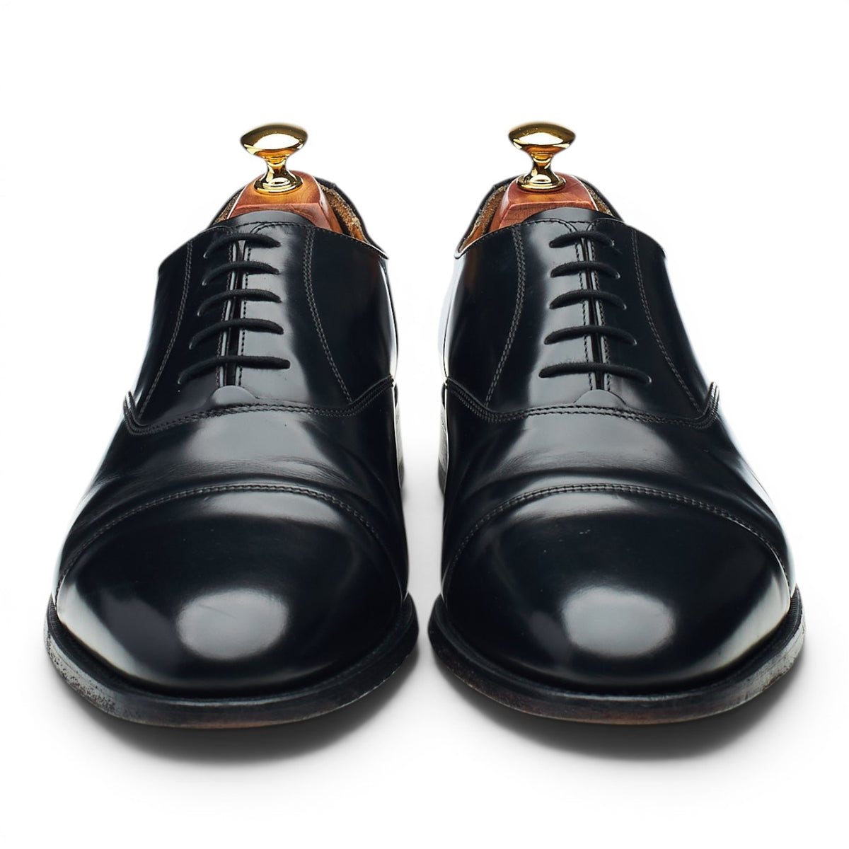 'Arnold' Black Leather Oxford UK 9.5 G