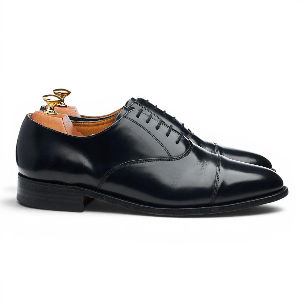'Arnold' Black Leather Oxford UK 9.5 G