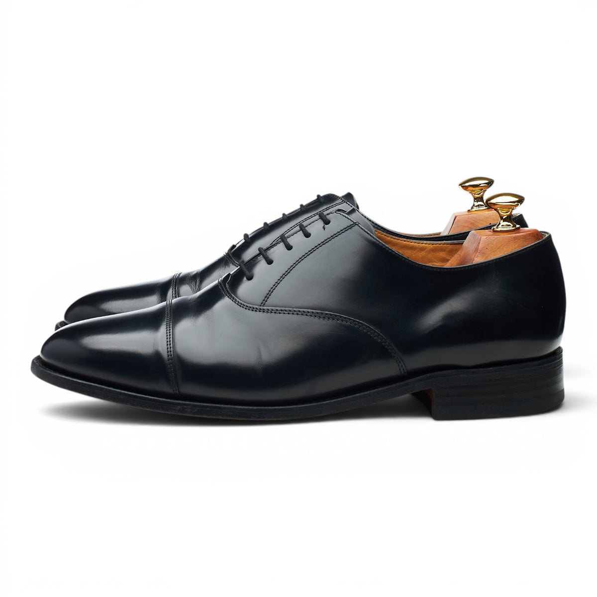 'Arnold' Black Leather Oxford UK 9.5 G