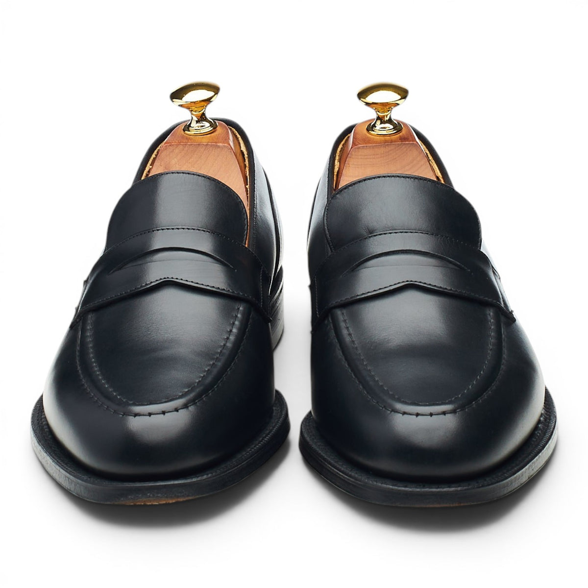 'Salisbury' Black Leather Loafers UK 6 G
