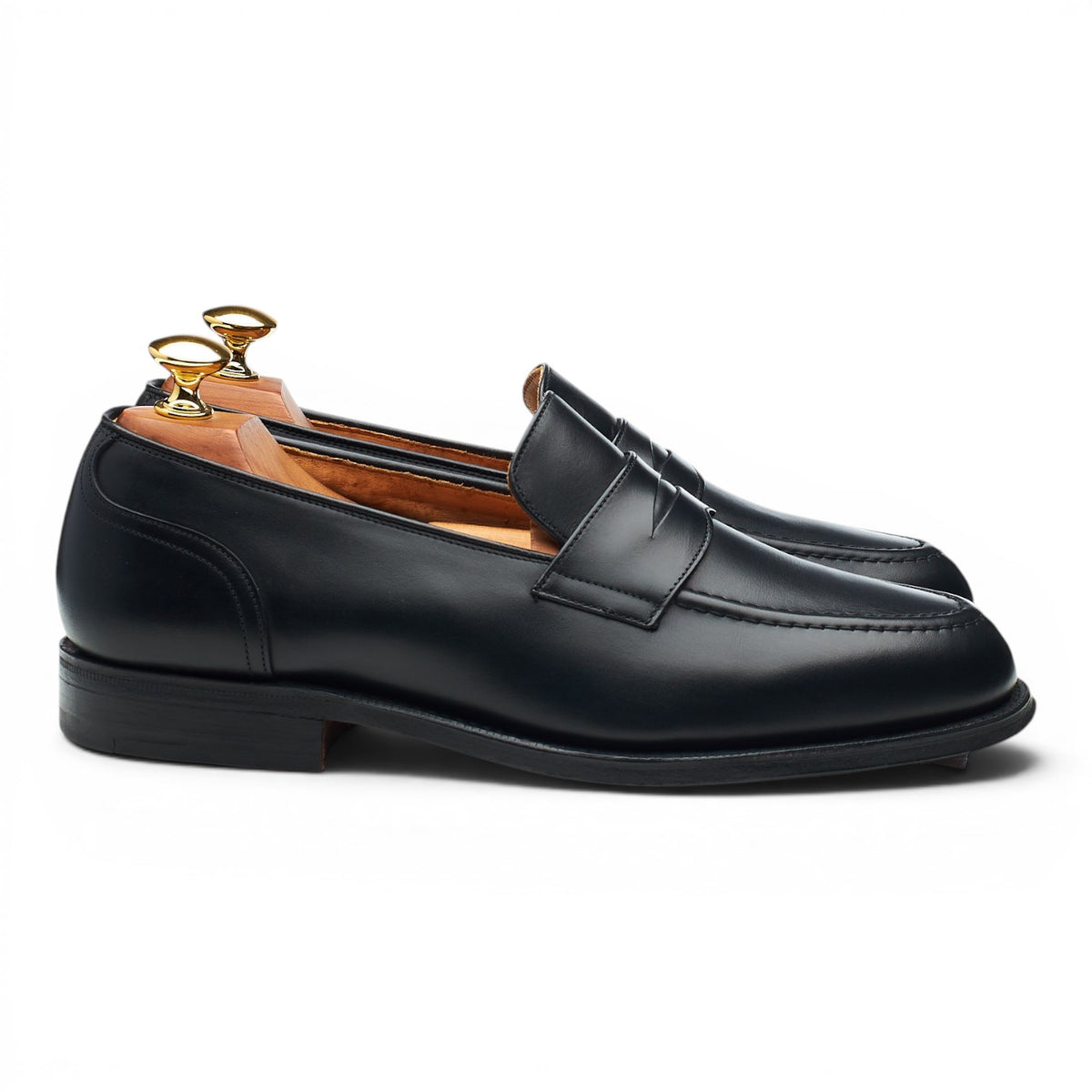 'Salisbury' Black Leather Loafers UK 6 G