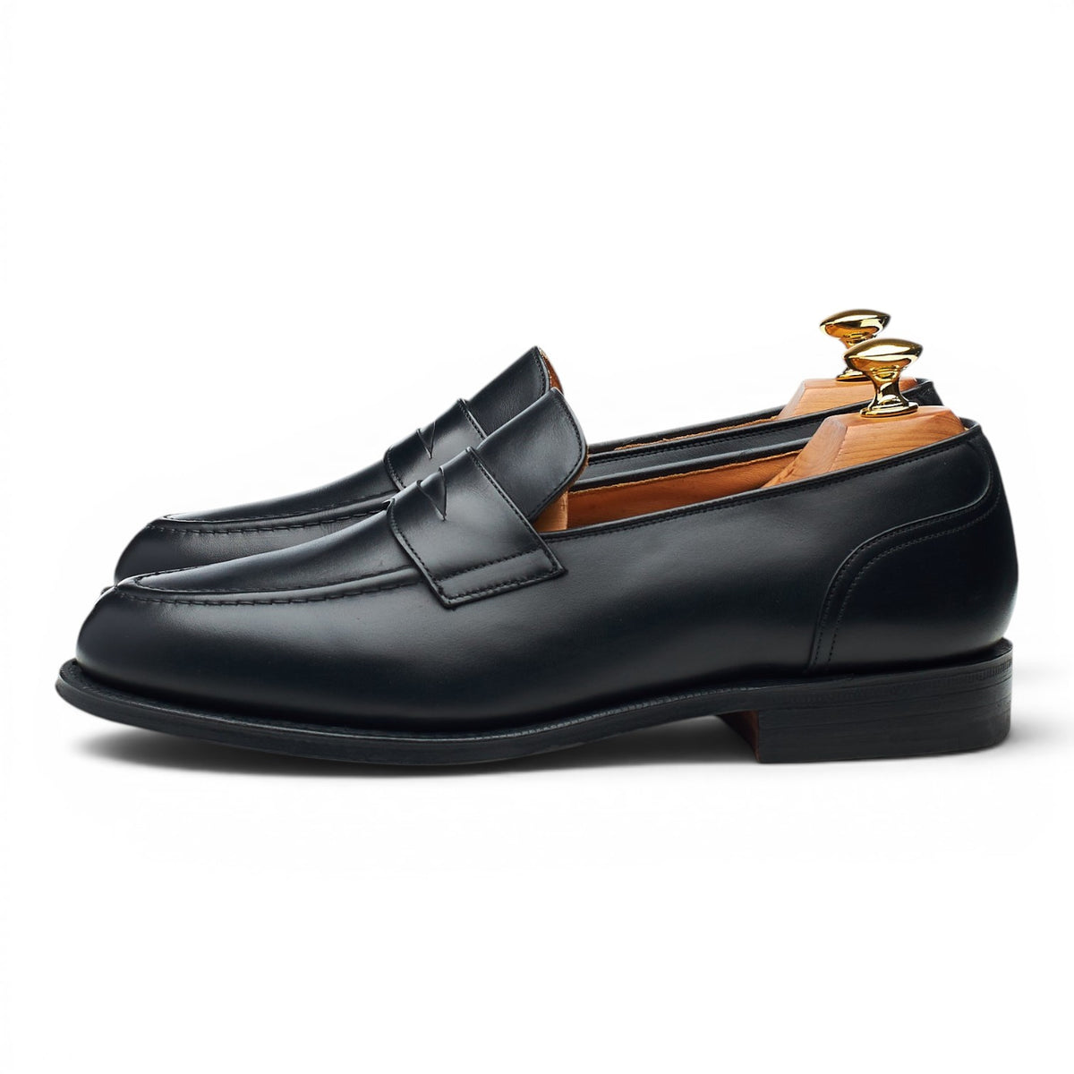 'Salisbury' Black Leather Loafers UK 6 G