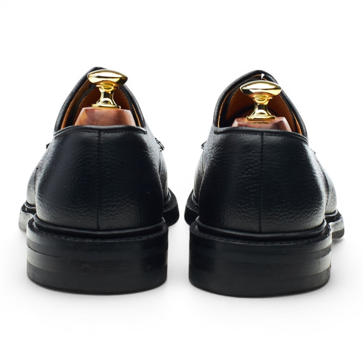 'Grasmere' Black Grain Leather Derby UK 7 E