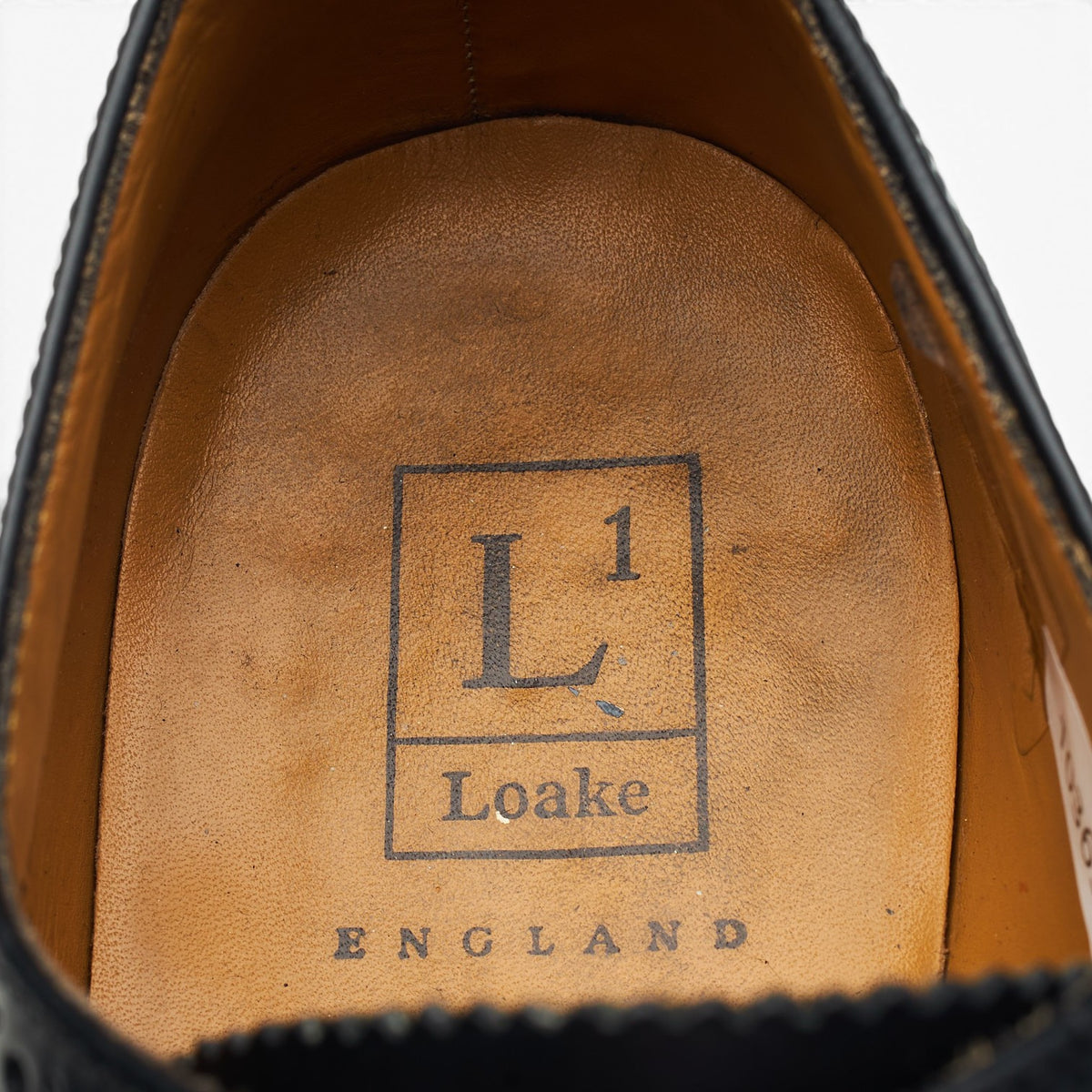 '202B' Black Leather Oxford Brogues UK 7.5 G