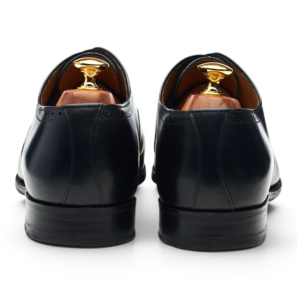 Shipton & Heneage 'Chatsworth' Black Leather Oxford UK 10 F