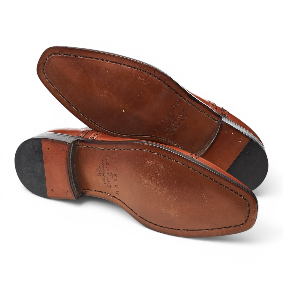 'Balmoral' Brown Leather Boots UK 10.5