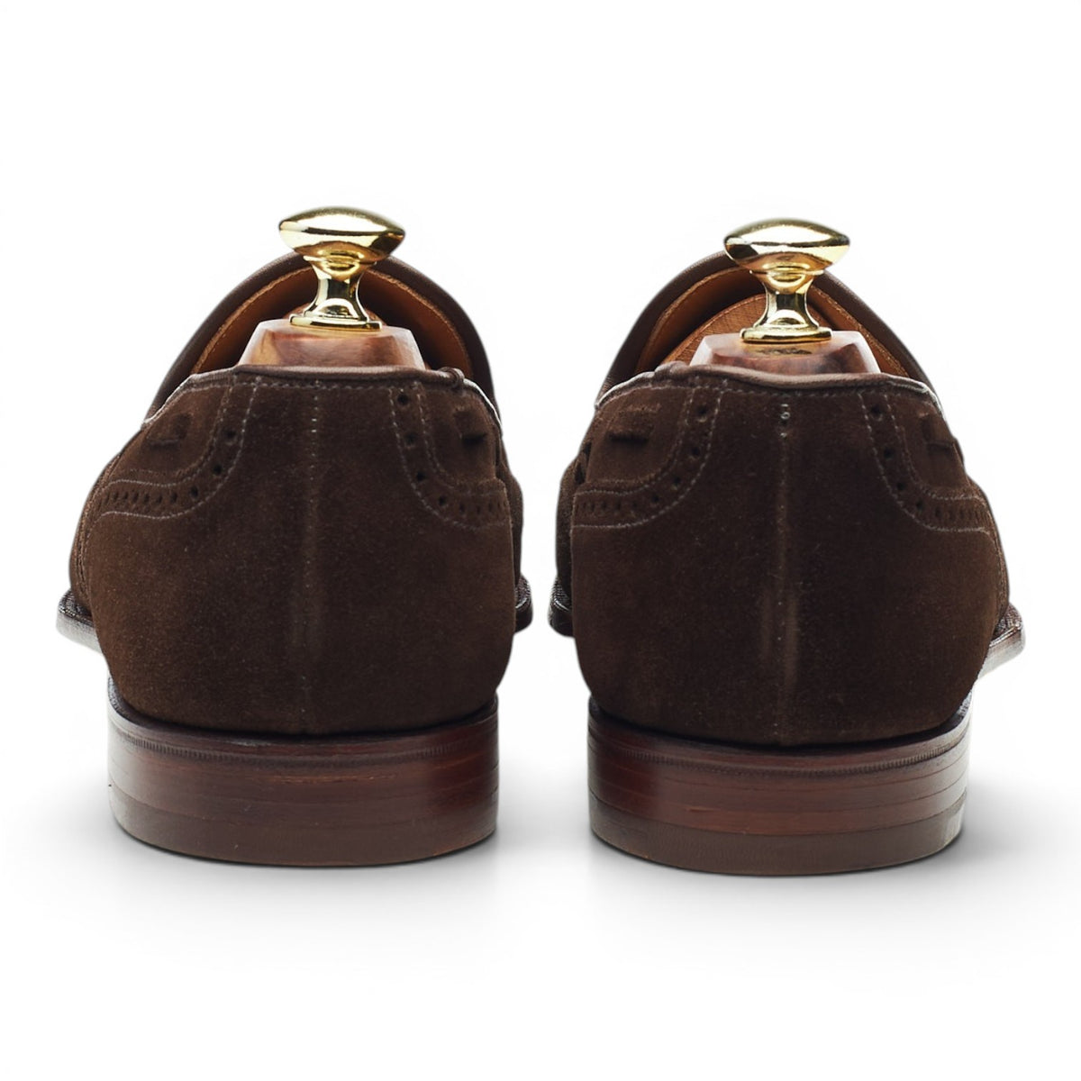 'Lichfield' Dark Brown Suede Tassel Loafers UK 7.5 E