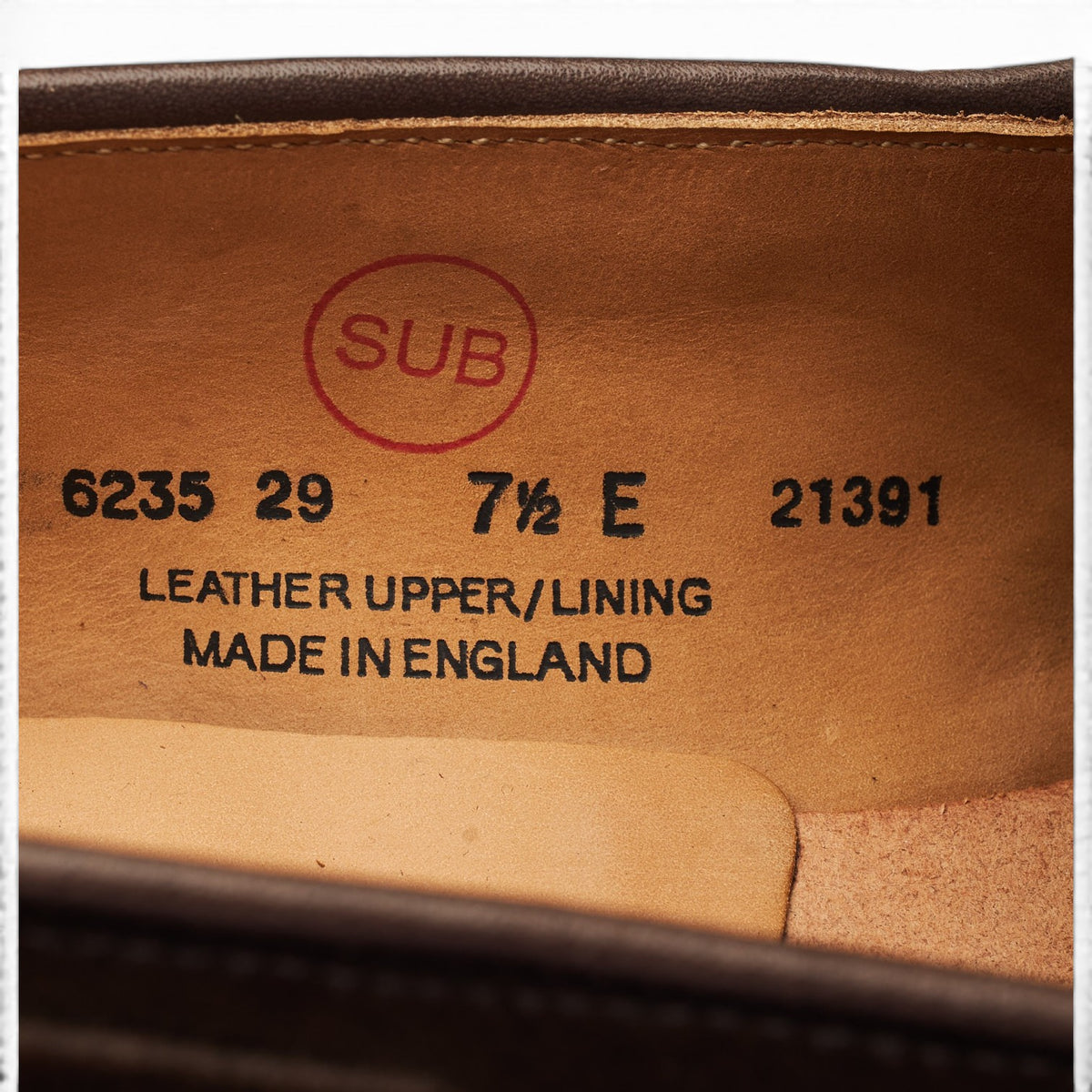 'Lichfield' Dark Brown Suede Tassel Loafers UK 7.5 E