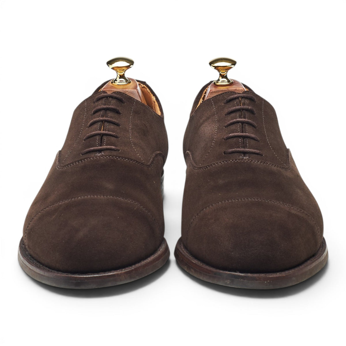 'Connaught 2' Dark Brown Suede Oxford UK 9.5 E