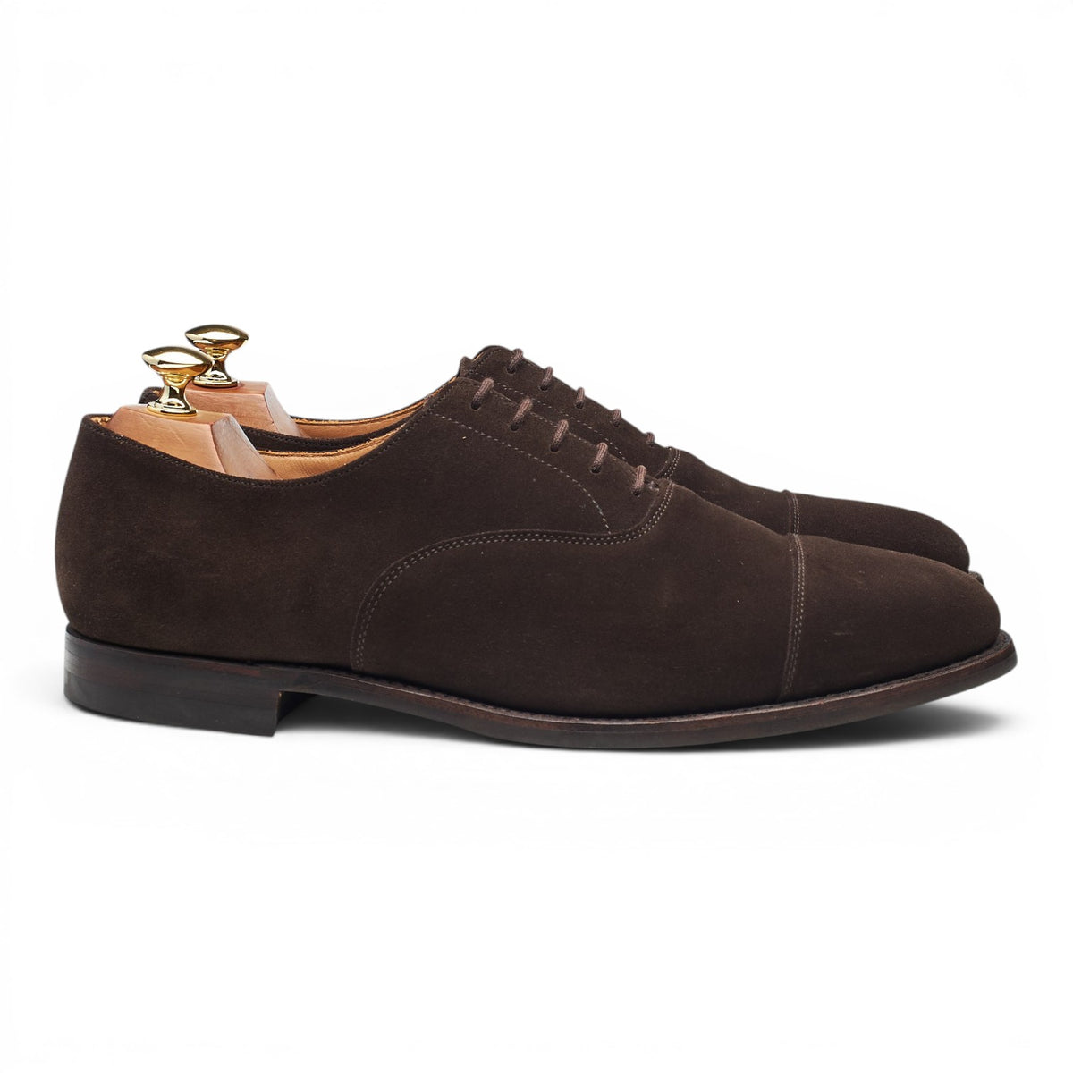 'Connaught 2' Dark Brown Suede Oxford UK 9.5 E