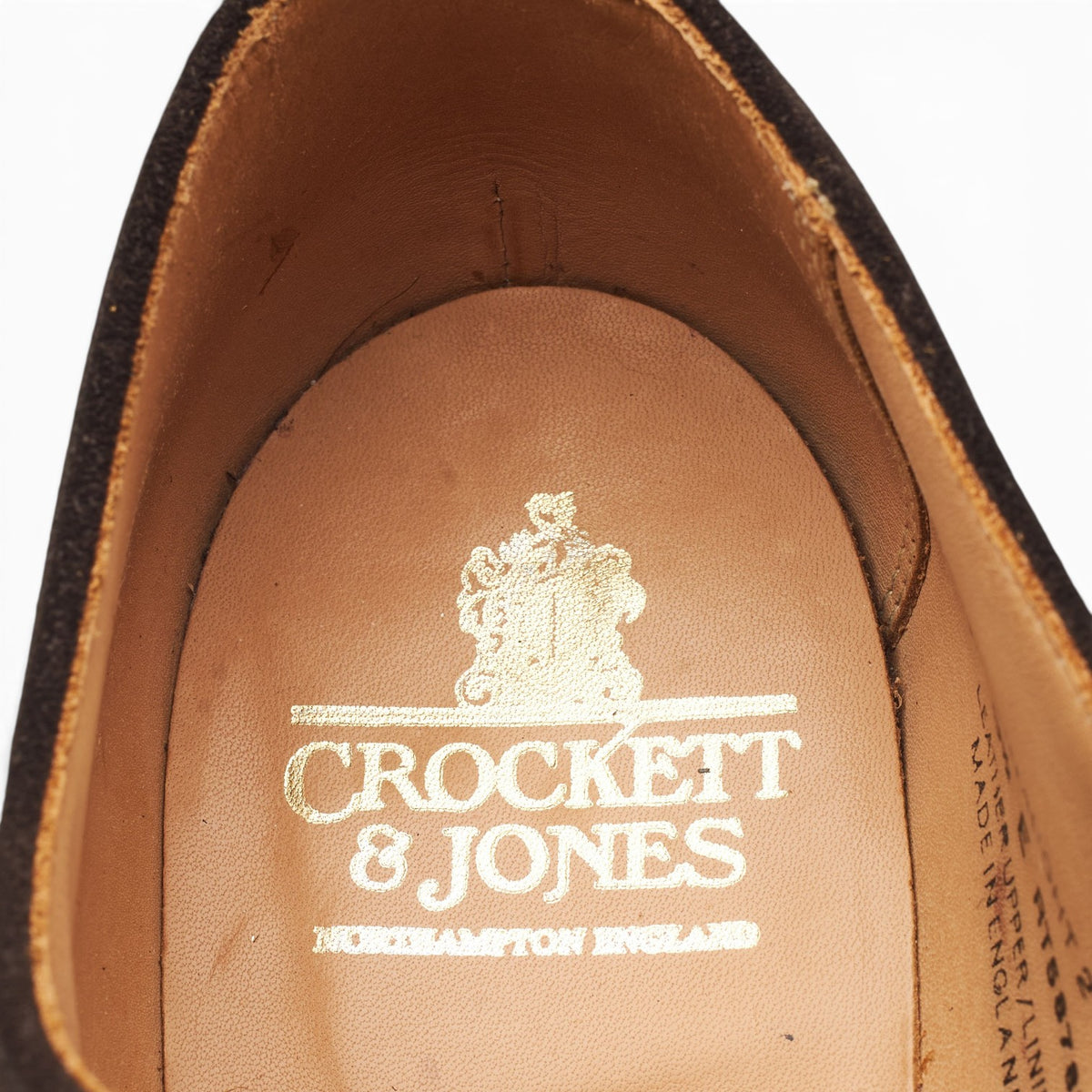 'Connaught 2' Dark Brown Suede Oxford UK 9.5 E