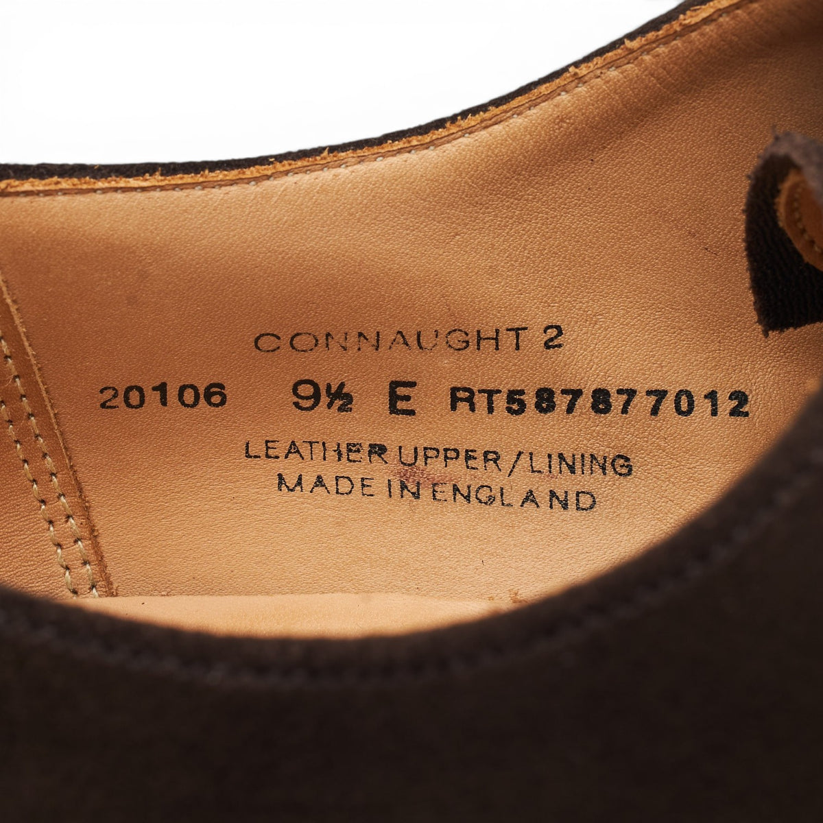 'Connaught 2' Dark Brown Suede Oxford UK 9.5 E