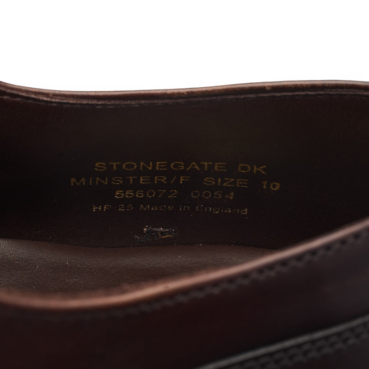'Stonegate' Dark Brown Leather Oxford UK 10 F