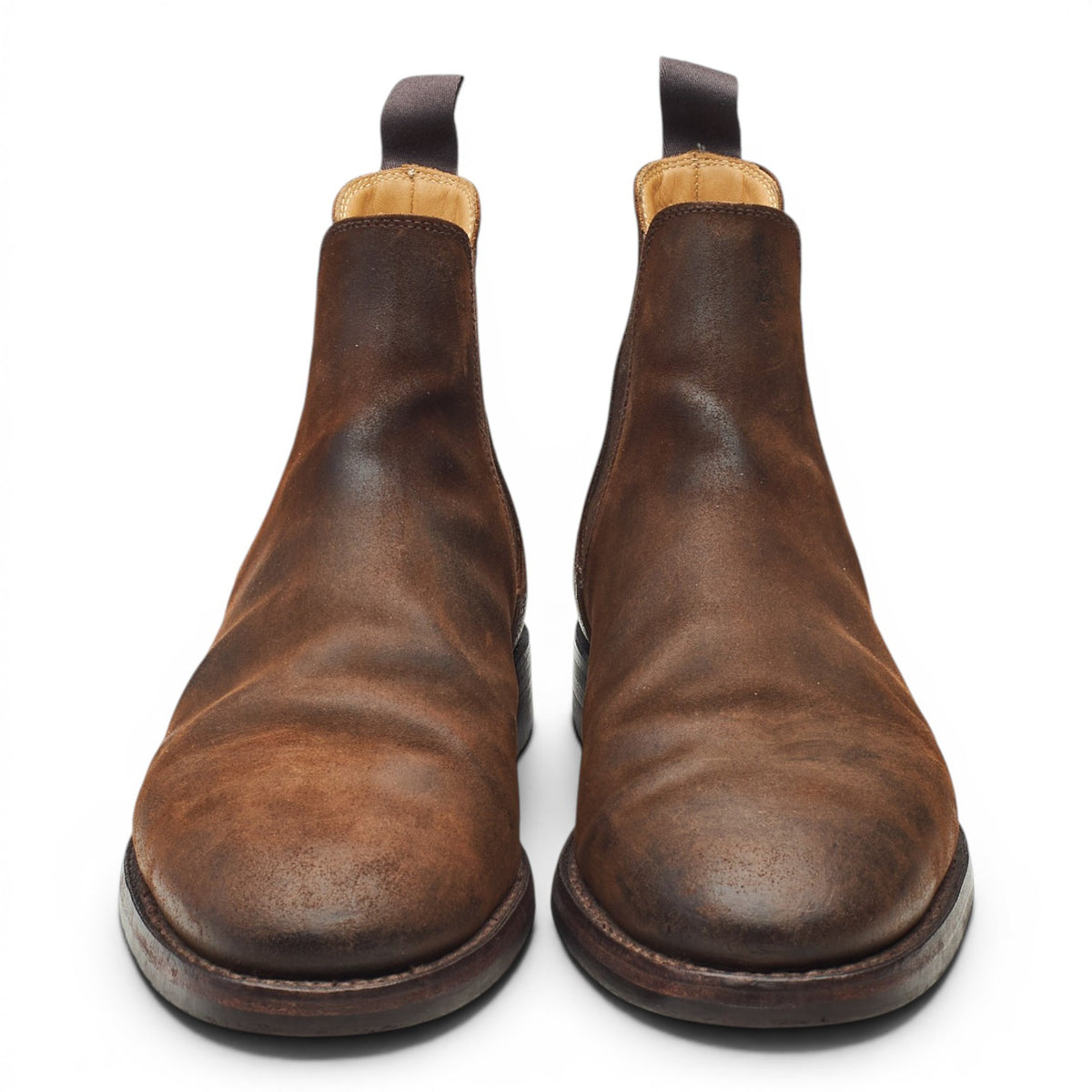'Chelsea 5' Brown Rough-Out Suede Chelsea UK 7.5 E