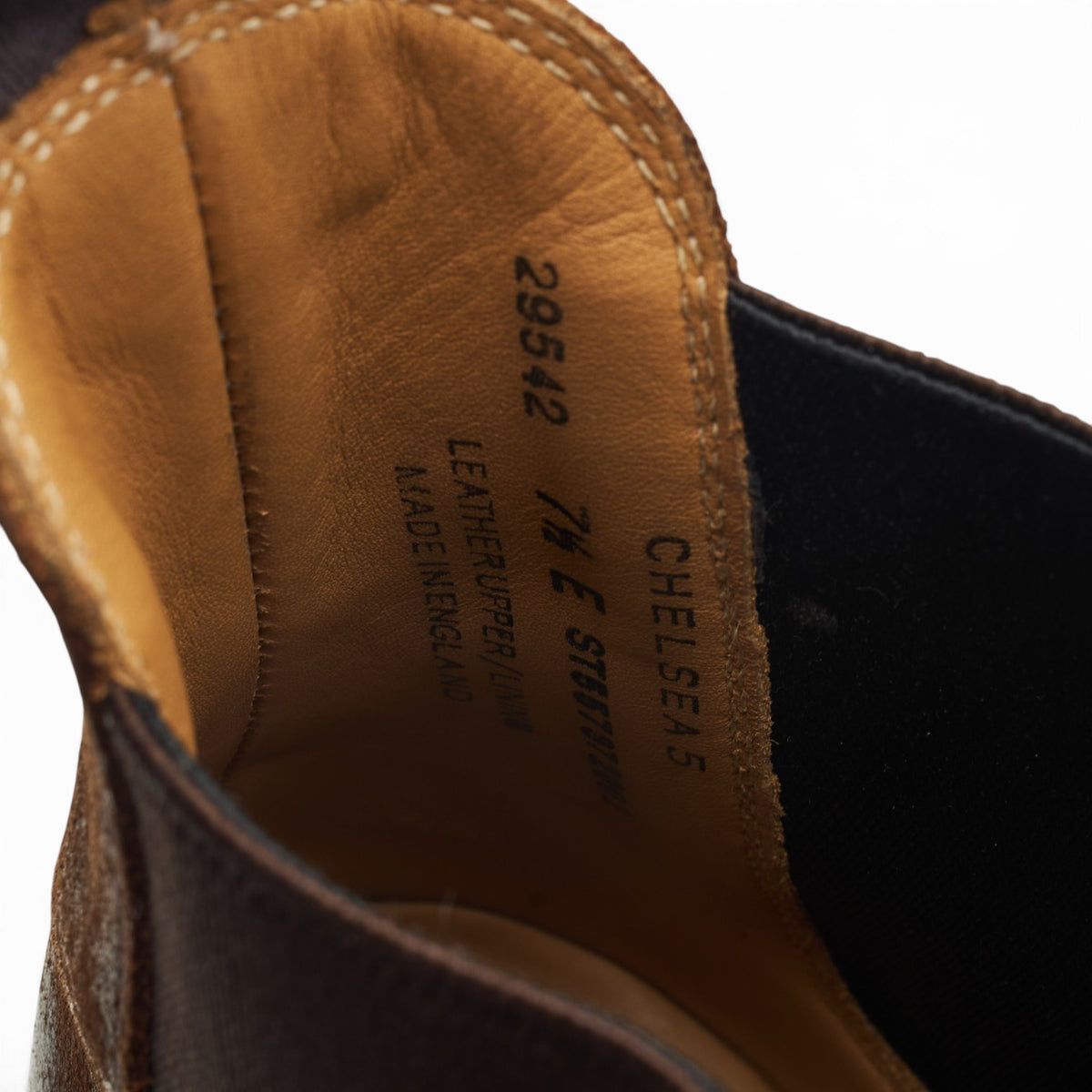 'Chelsea 5' Brown Rough-Out Suede Chelsea UK 7.5 E