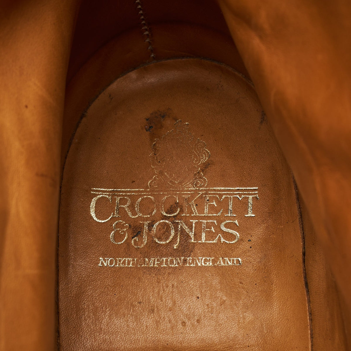 'Coniston' Tan Brown Grain Leather Boots UK 7.5 E