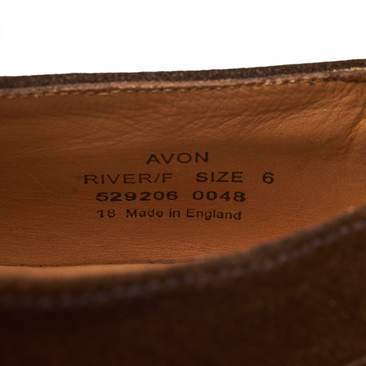 1880 'Avon' Brown Suede Split Toe Derby UK 6 F
