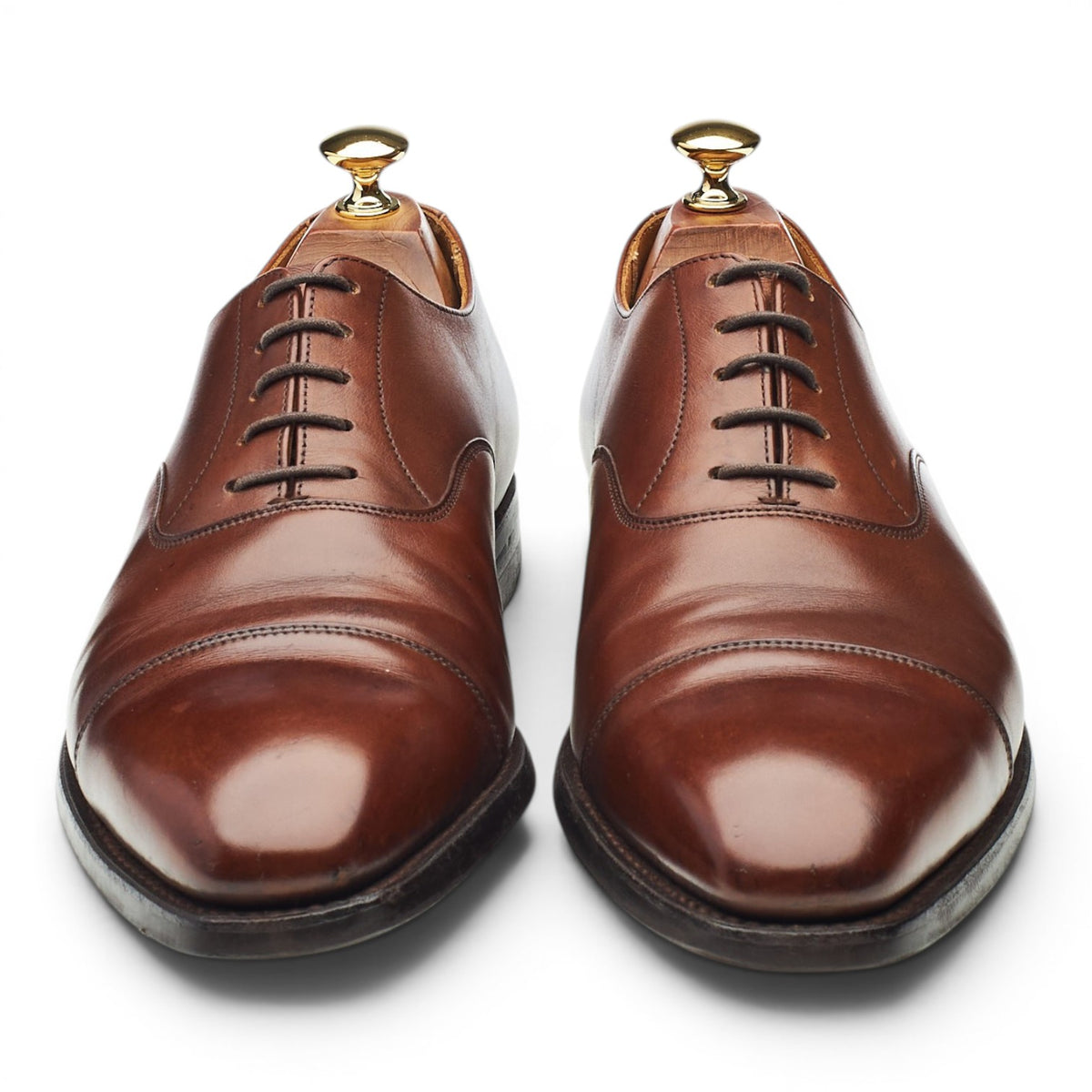 'Hallam' Dark Brown Leather Oxford UK 9 E