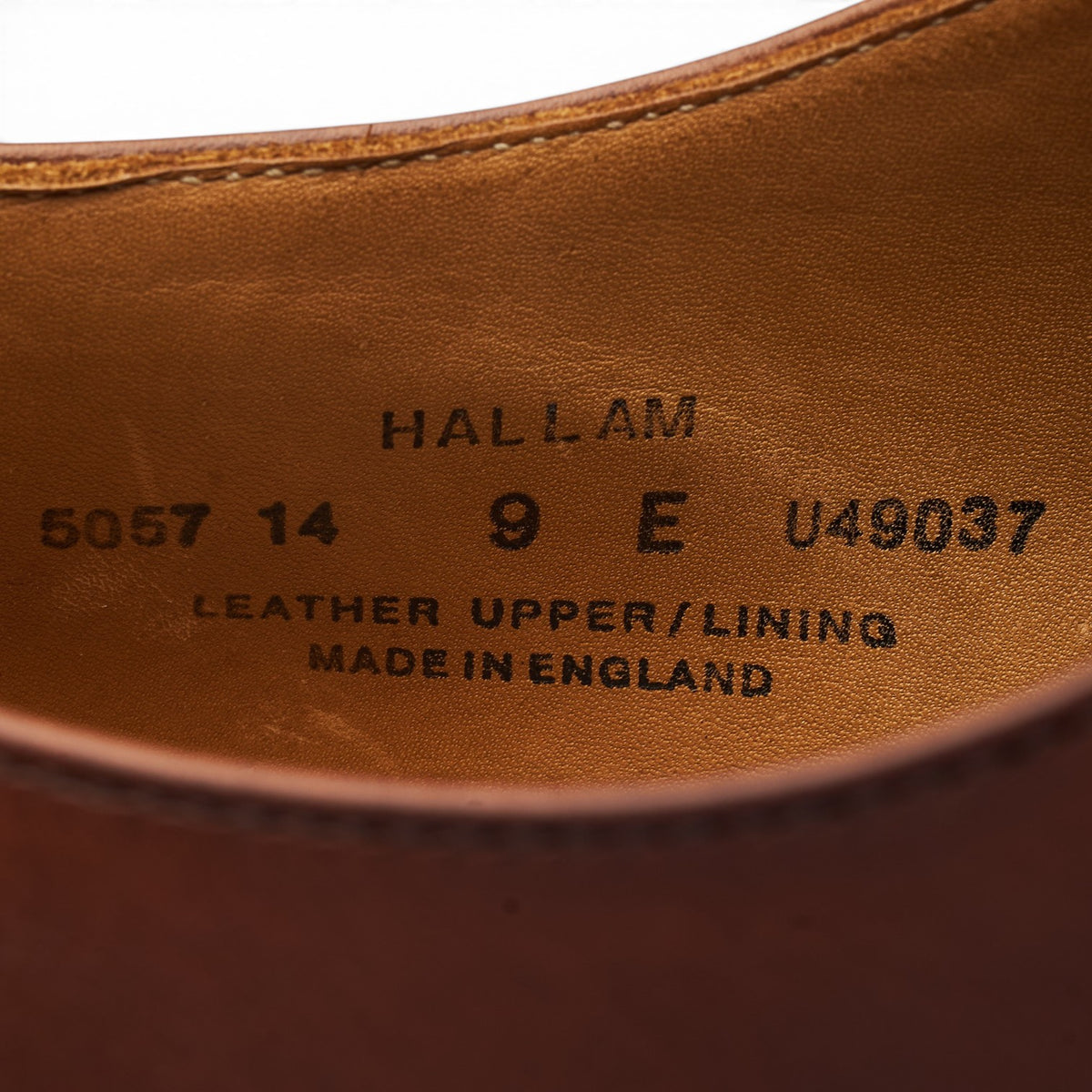 'Hallam' Dark Brown Leather Oxford UK 9 E