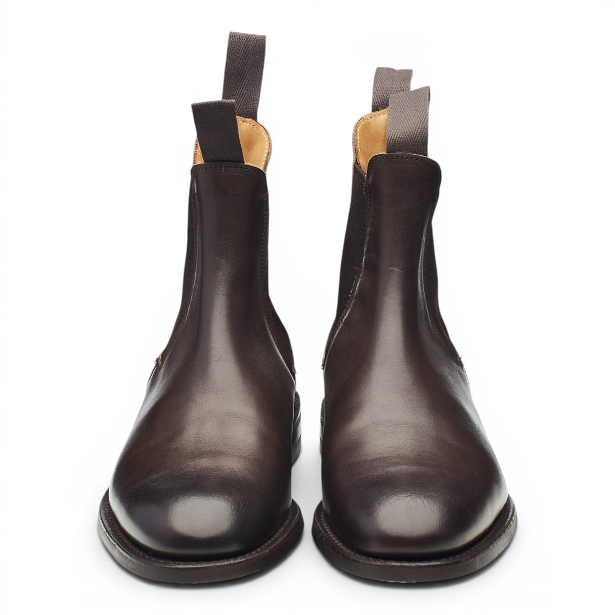 'Gigio' Dark Brown Leather Chelsea Boots UK 6