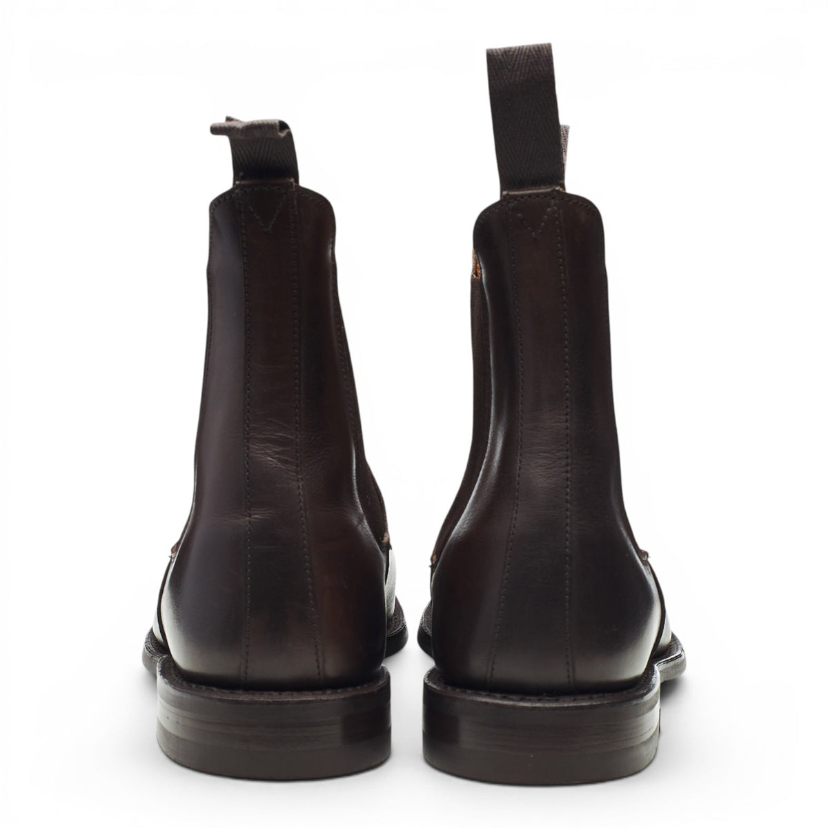 'Gigio' Dark Brown Leather Chelsea Boots UK 6