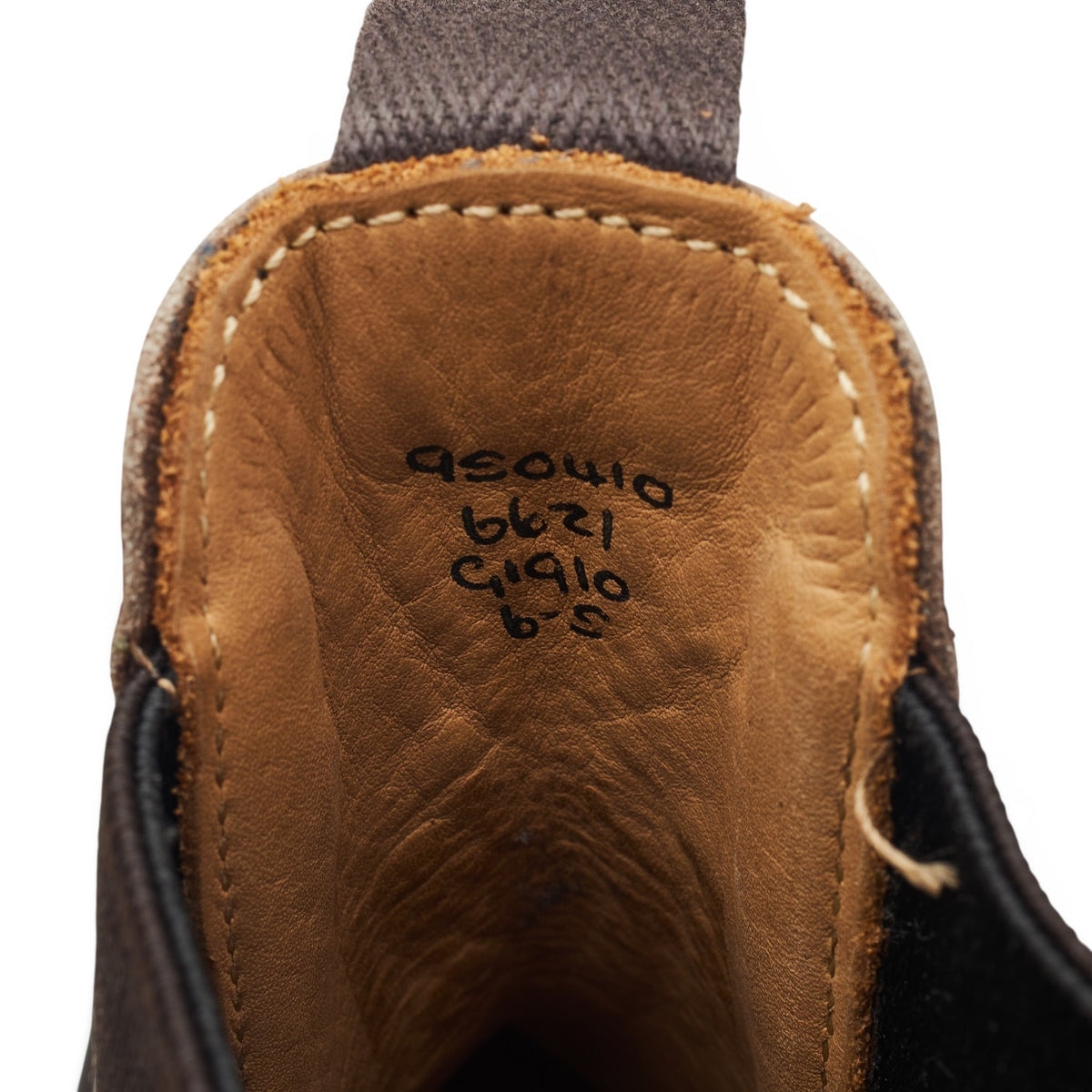 'Gigio' Dark Brown Leather Chelsea Boots UK 6