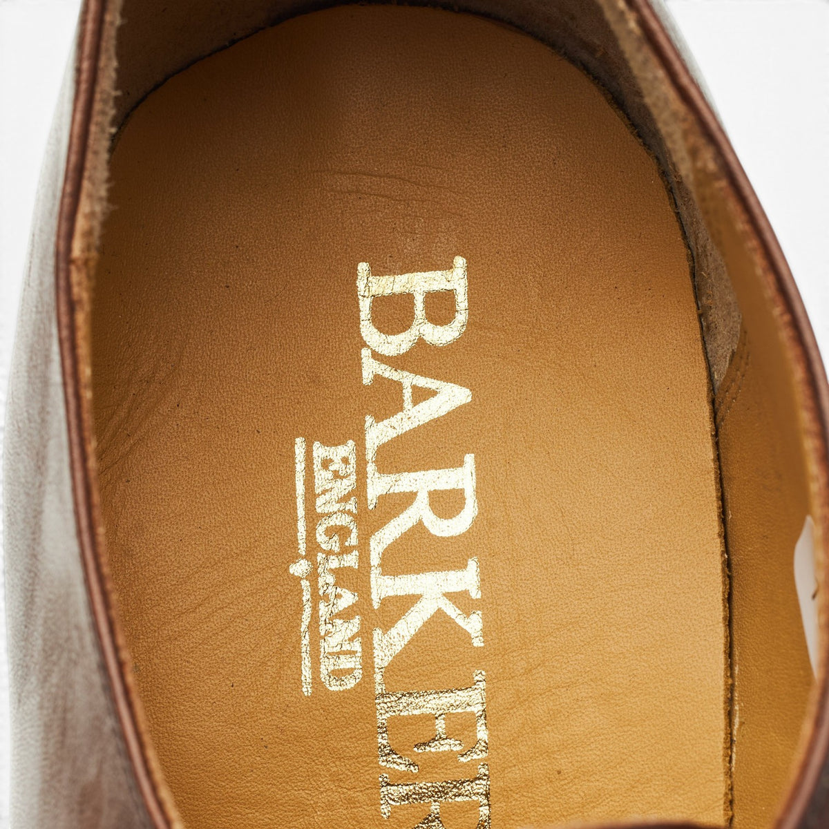 Brown Leather Cap Toe Derby UK 8 E
