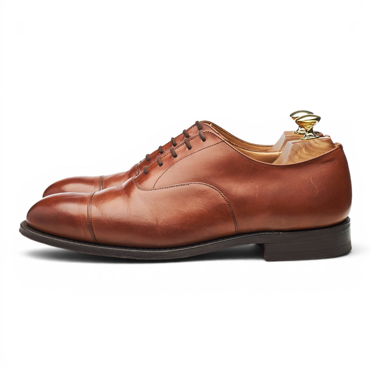 'Consul' Tan Brown Leather Oxford UK 7 G