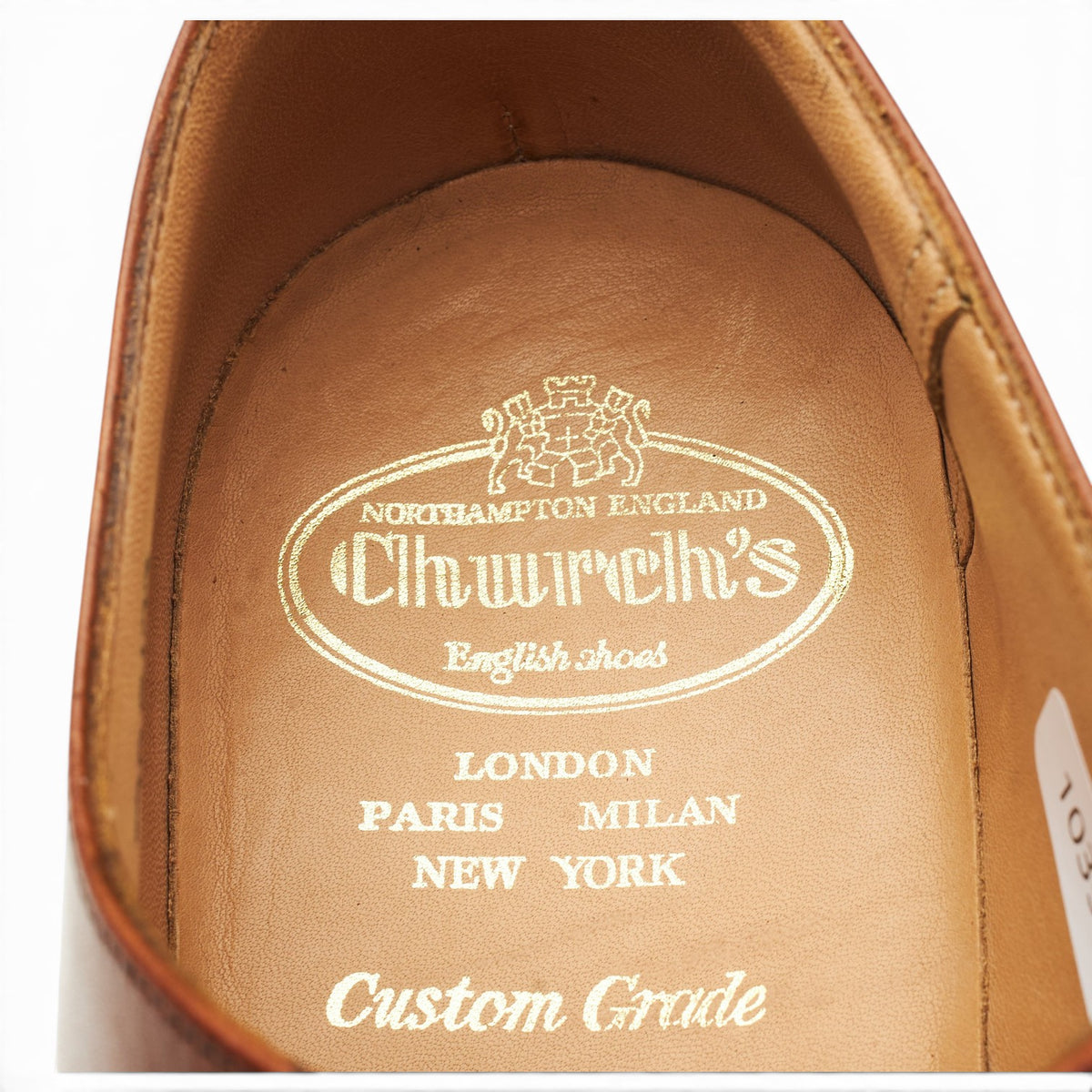 'Consul' Tan Brown Leather Oxford UK 7 G