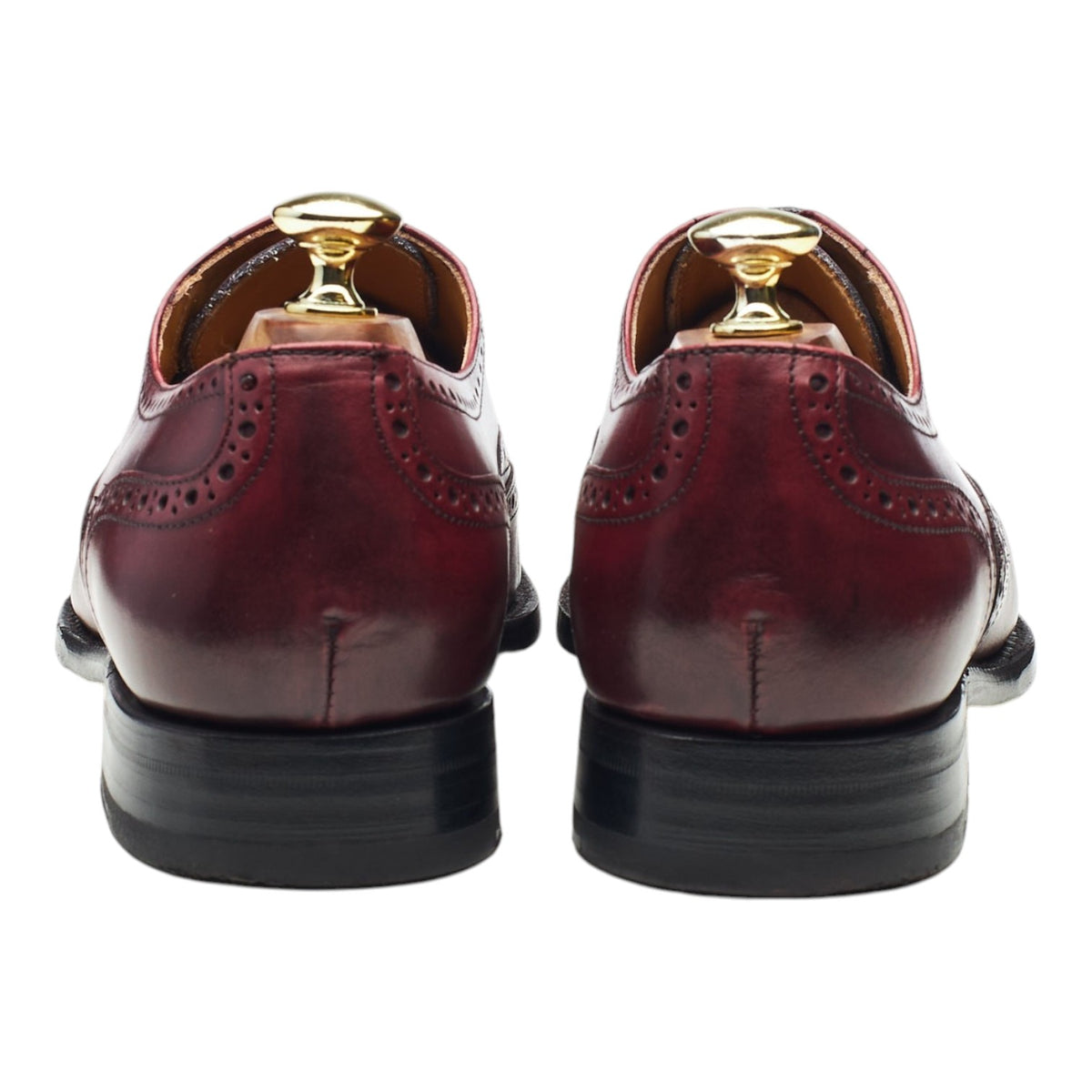 '2810' Burgundy Leather Oxford Brogues UK 7