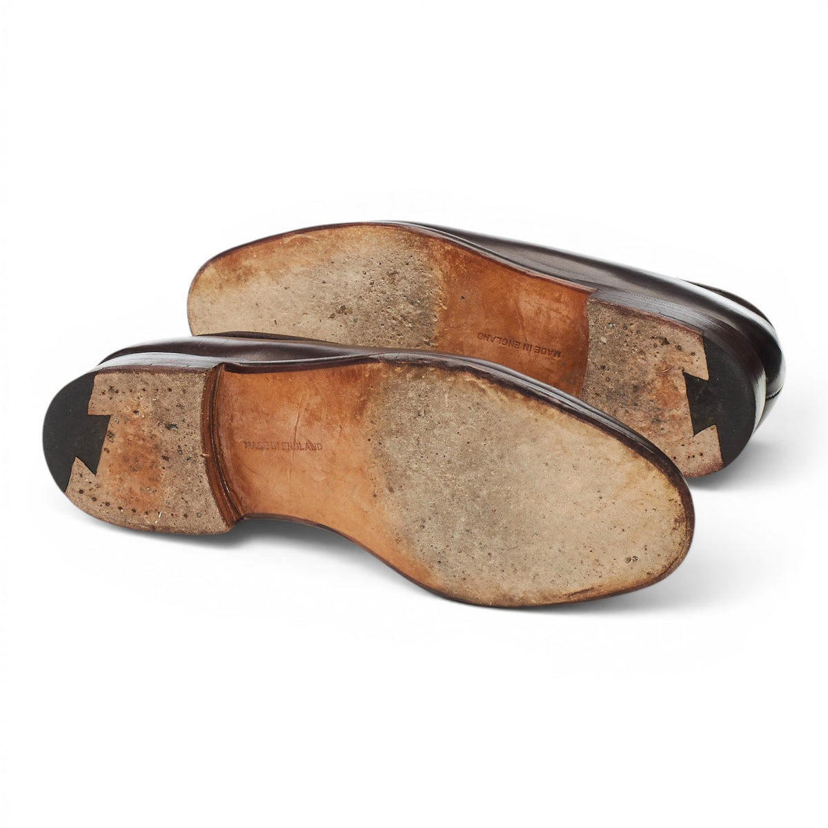'Havard' Dark Brown Leather Loafers UK 6.5
