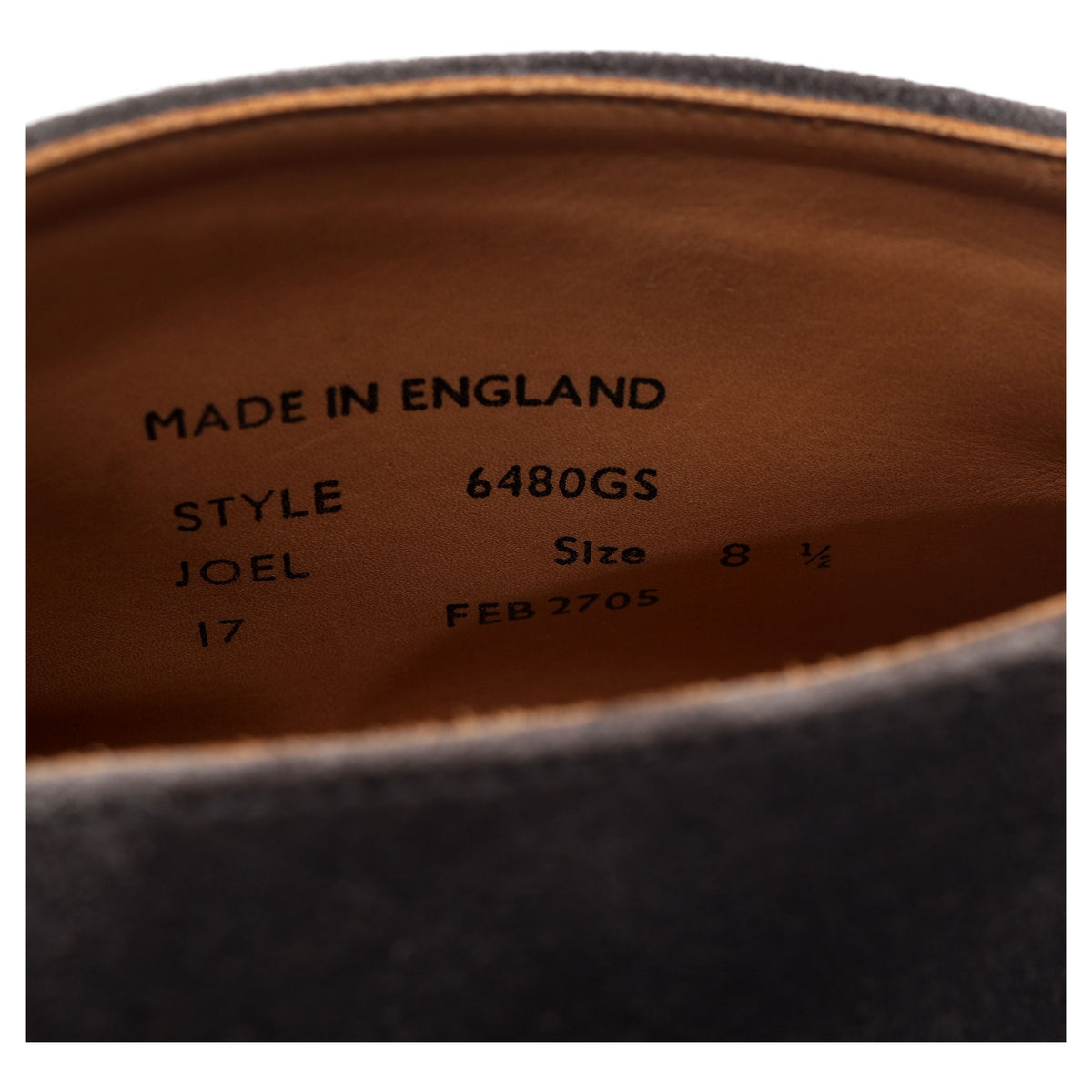 &#39;Joel&#39; Grey Suede Chukka UK 8.5