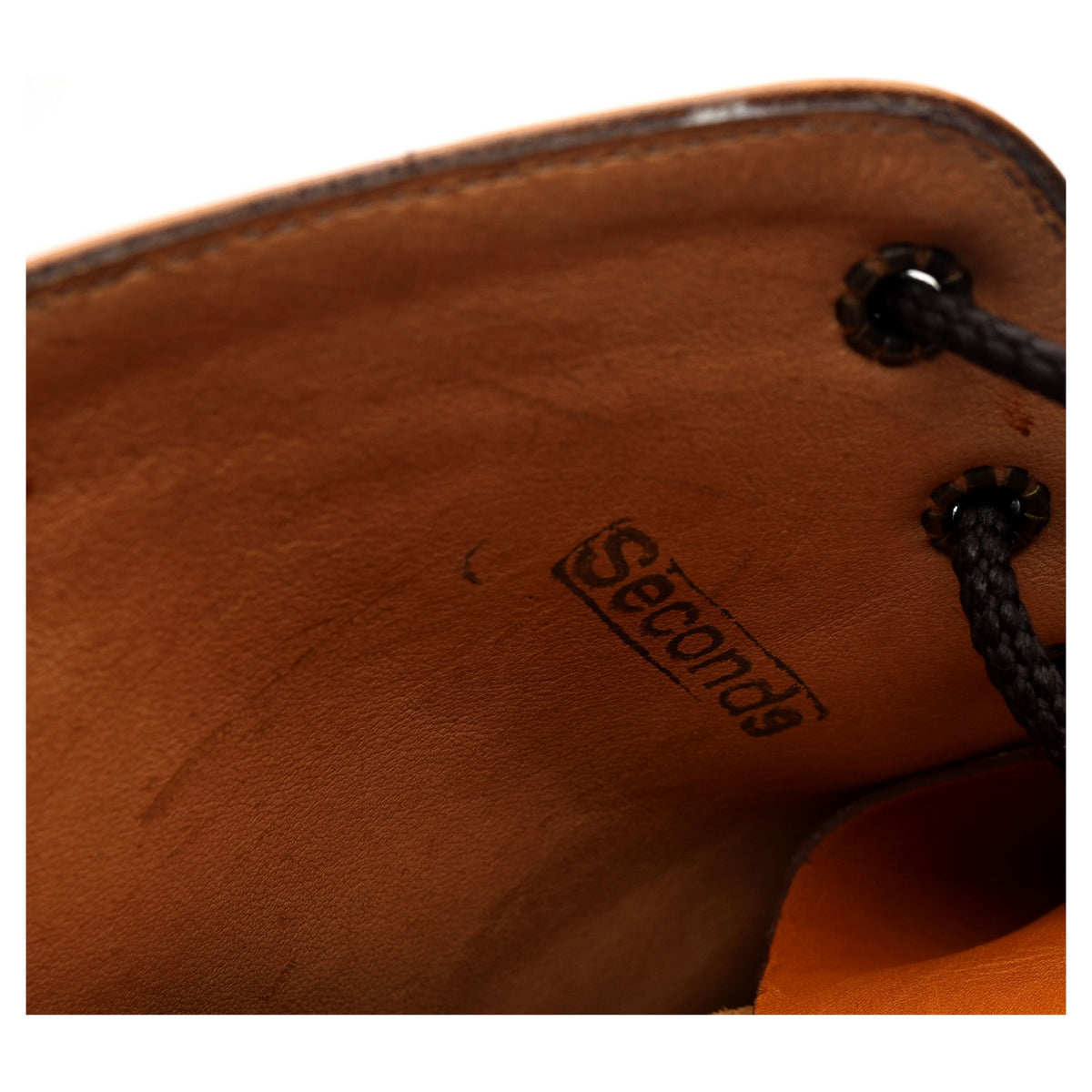 &#39;Aintree&#39; Tan Brown Leather Brogue Boots UK 11 F