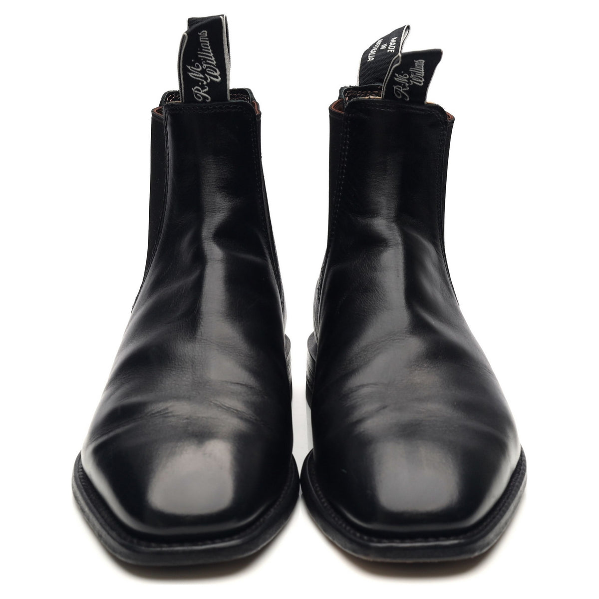 RM Williams Craftsman Black Leather Chelsea Boot Size UK 7.5 G | USA 8.5