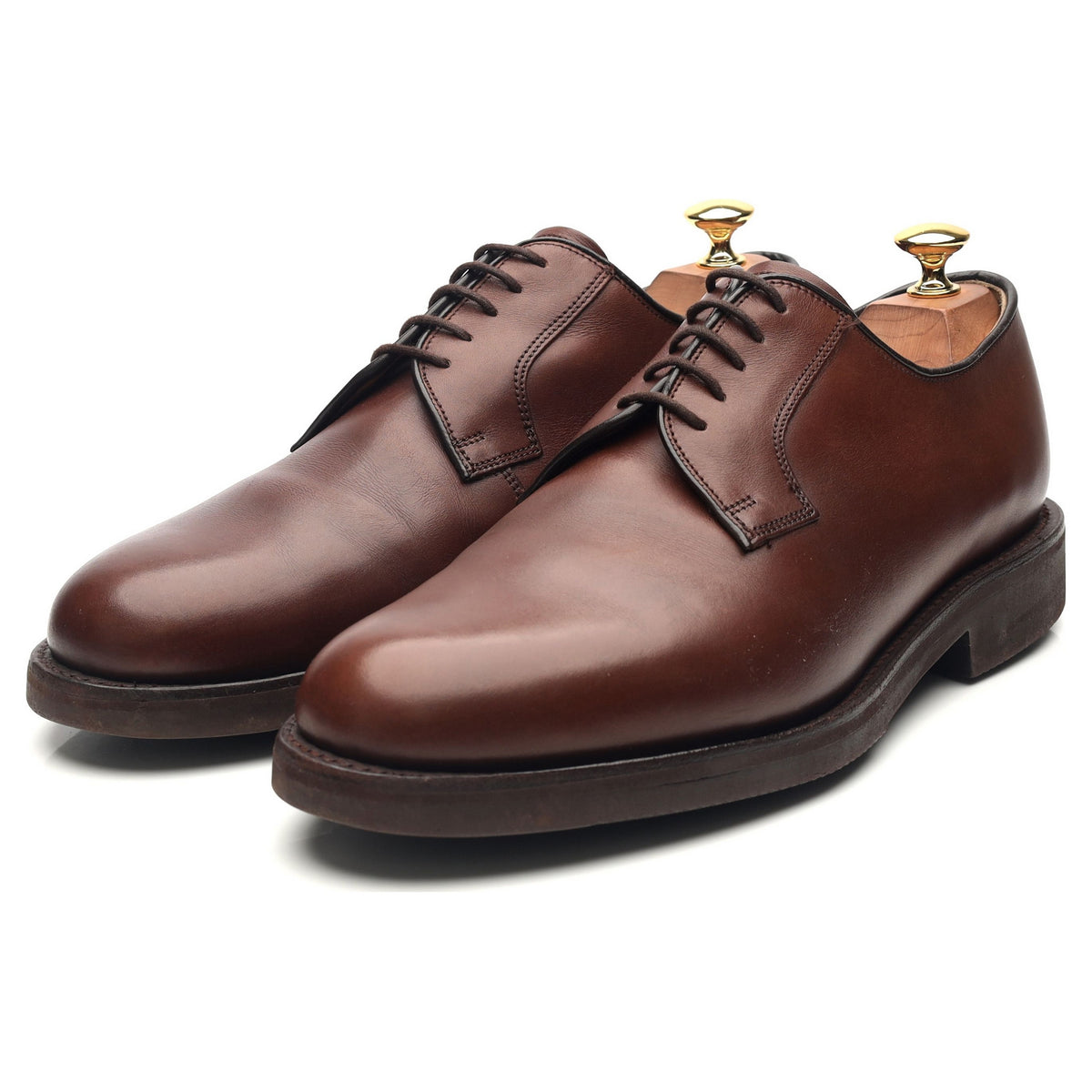 Brown Leather Derby Brogues UK 9 F
