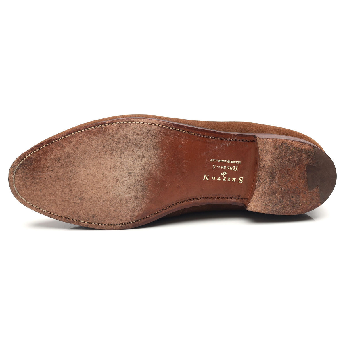 Shipton &amp; Heneage &#39;Wilton&#39; Brown Suede Loafers UK 13 G