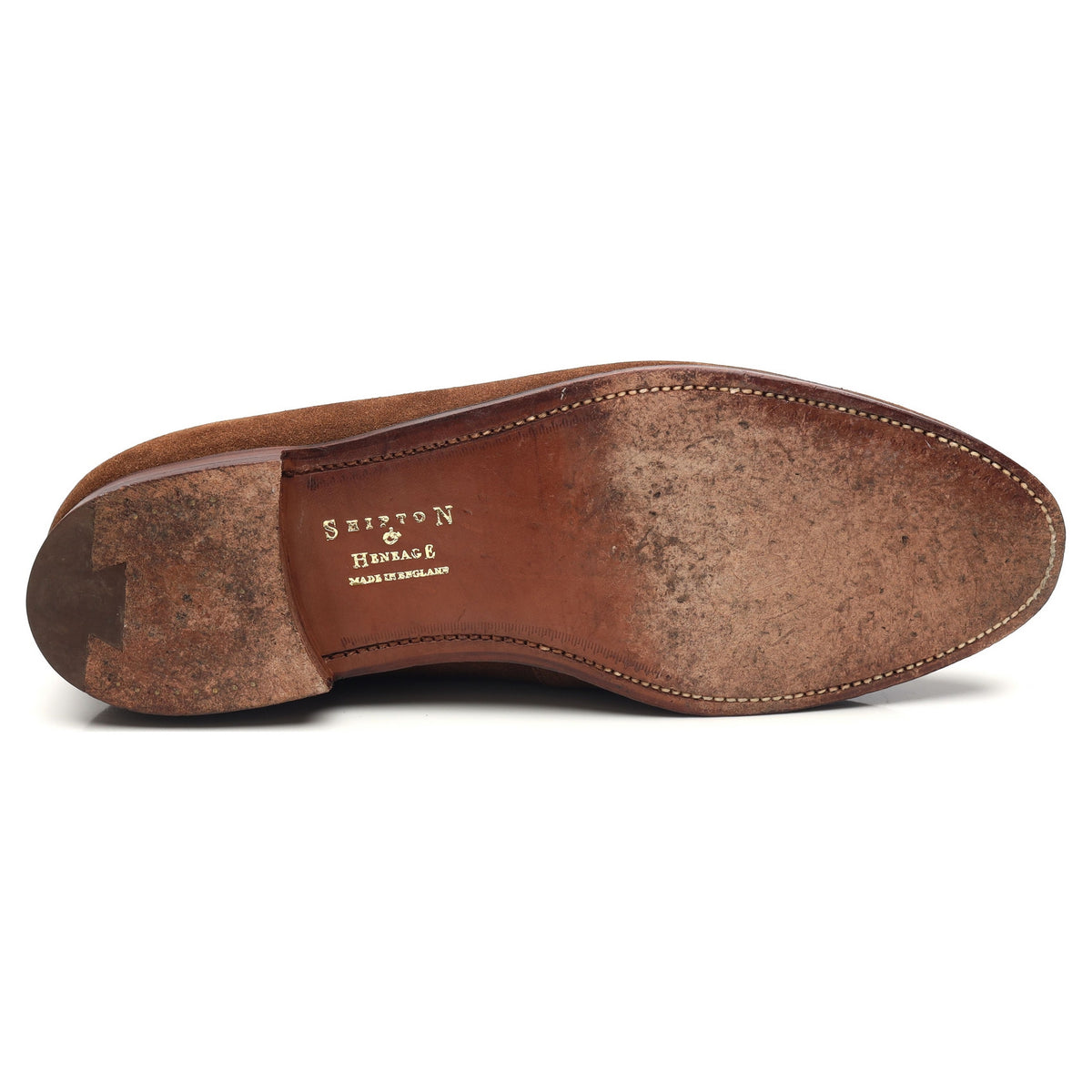 Shipton &amp; Heneage &#39;Wilton&#39; Brown Suede Loafers UK 13 G