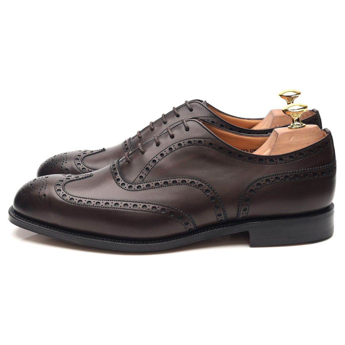 &#39;Chetwynd&#39; Dark Brown Leather Brogues UK 8 G