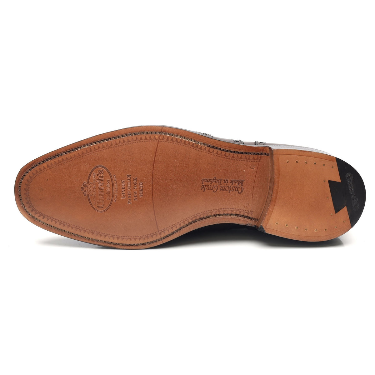 &#39;Chetwynd&#39; Dark Brown Leather Brogues UK 8 G