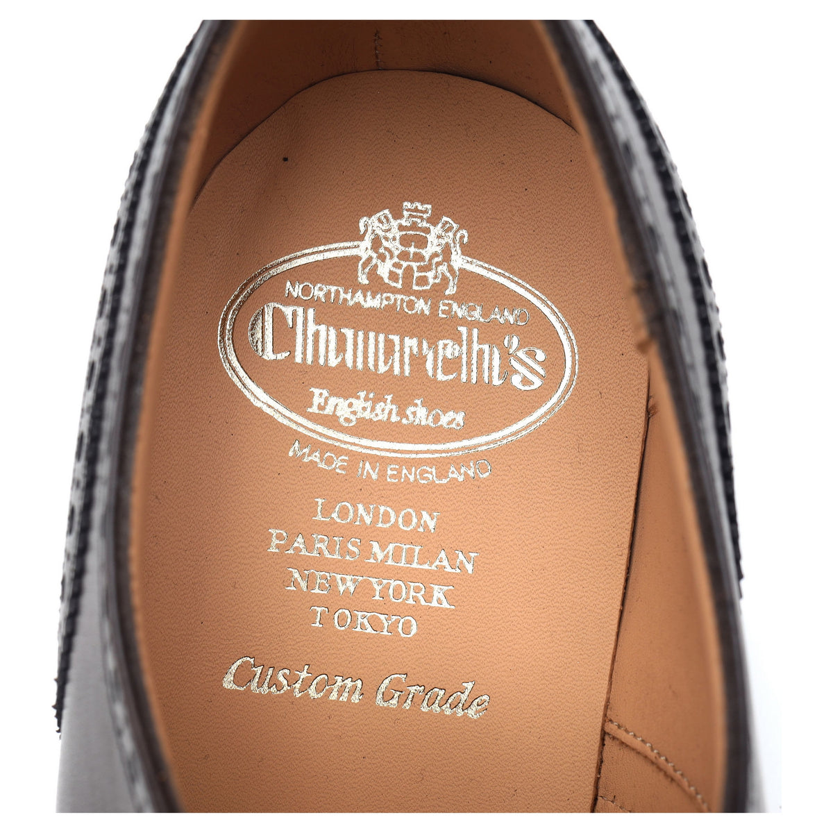&#39;Chetwynd&#39; Dark Brown Leather Brogues UK 8 G